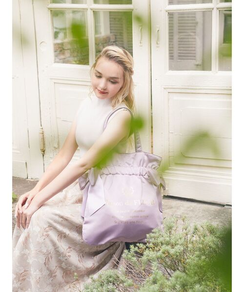 「Maison de FLEUR」 トートバッグ FREE ブラック レディース_画像9