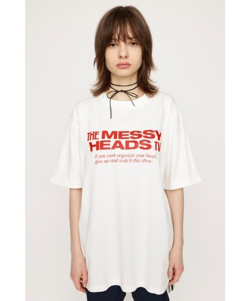 「SLY」 半袖Tシャツ FREE ホワイト レディース_画像4