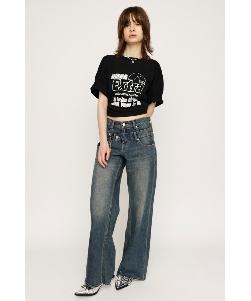 「SLY」 半袖Tシャツ FREE ホワイト レディース_画像9