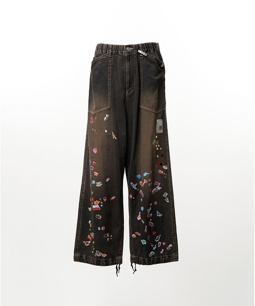ジーンズ 「MIHARAYASUHIRO/ミハラヤスヒロ」BAKER JEANS w STICKER メンズの画像