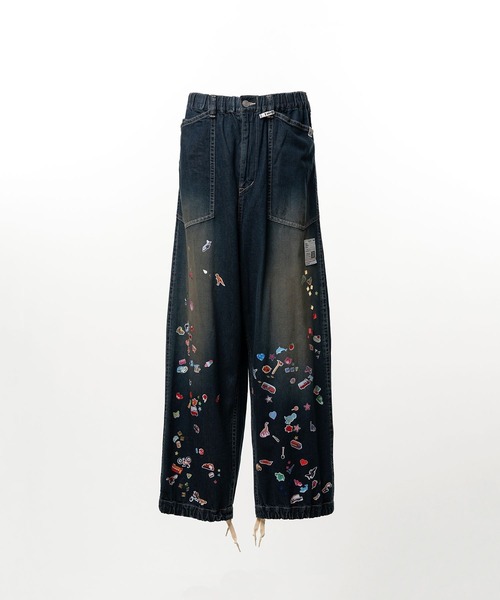 ジーンズ 「MIHARAYASUHIRO/ミハラヤスヒロ」BAKER JEANS w STICKER メンズの画像