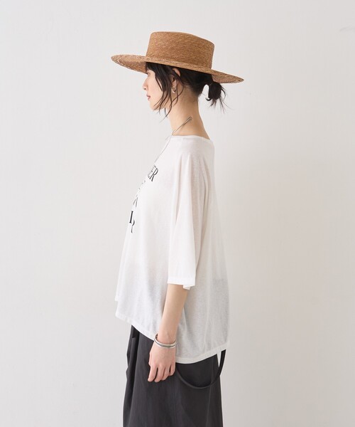 Rouge vif Anna（ルージュヴィフアンナ） tシャツ 「追加」シアーロゴ 