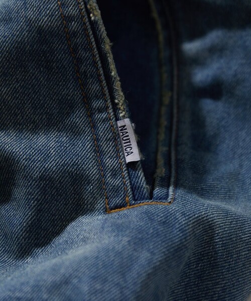 「NAUTICA」 デニムジャケット X-LARGE ブルー メンズ_画像2