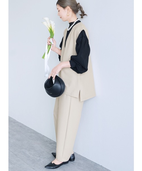 「reca」 セットアップ S/M サンドベージュ レディース_画像2