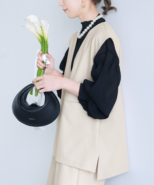 「reca」 セットアップ S/M サンドベージュ レディース_画像9