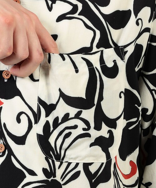 シャツ 「別注」m's braque レーヨンオープンカラー ハーフスリーブシャツ メンズの画像
