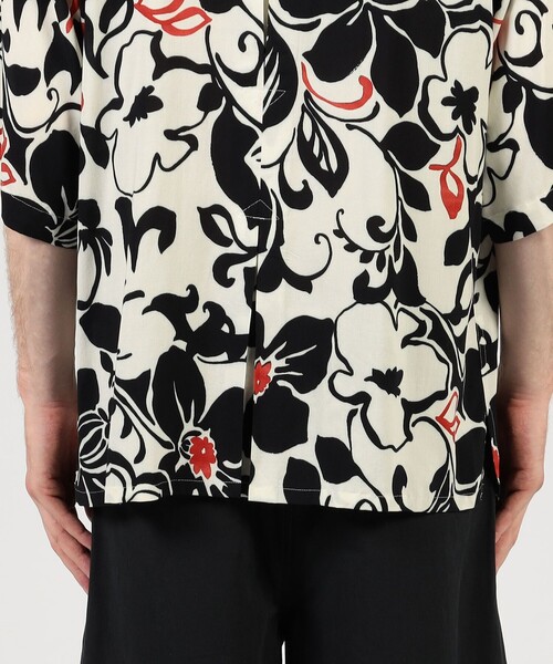 シャツ 「別注」m's braque レーヨンオープンカラー ハーフスリーブシャツ メンズの画像
