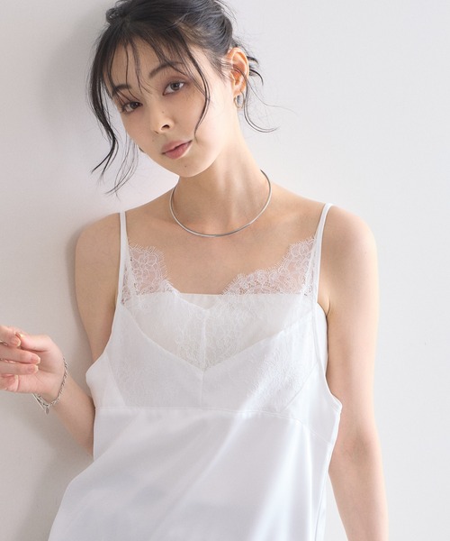 完売品 Randy レースキャミソール ホワイト Gready Brilliant（グ