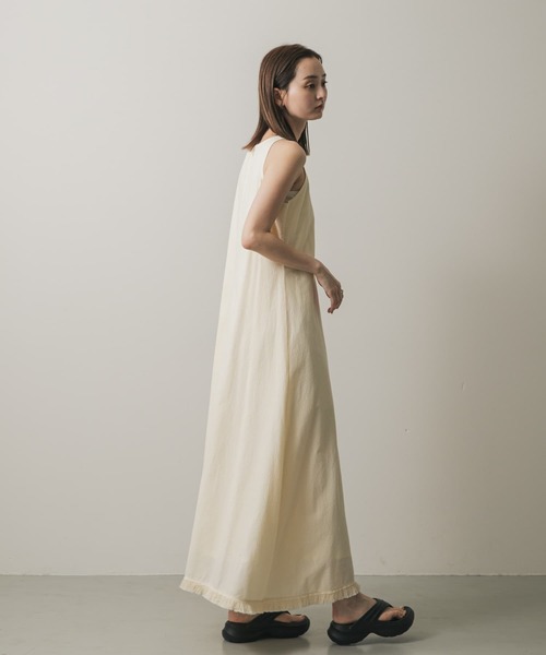 「SENSE OF PLACE by URBAN RESEARCH」 ノースリーブワンピース ONE ブラック レディース_画像6