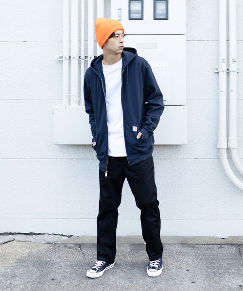 Carhartt（カーハート） ジップアップパーカー MEDIUM ブラック メンズ