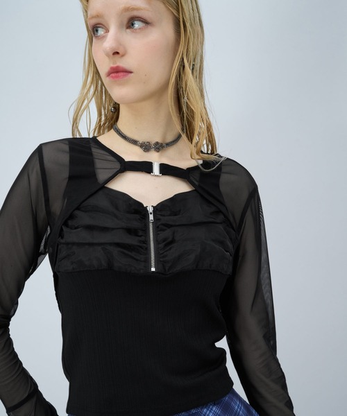 HARE（ハレ） tシャツ 2PSETボレロ＊デザインタンクトップ(HARE
