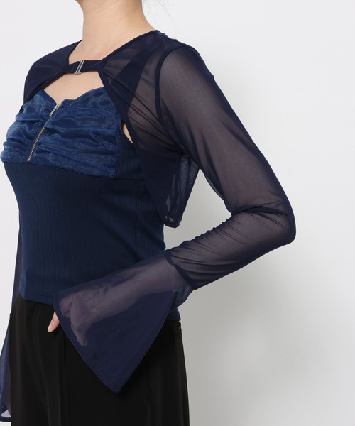 HARE（ハレ） tシャツ 2PSETボレロ＊デザインタンクトップ(HARE