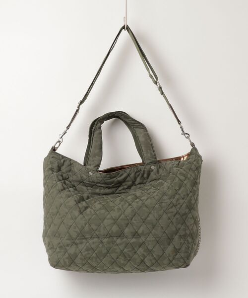 「BARNEYS NEWYORK」 2WAYバッグ - グリーン レディース_画像2