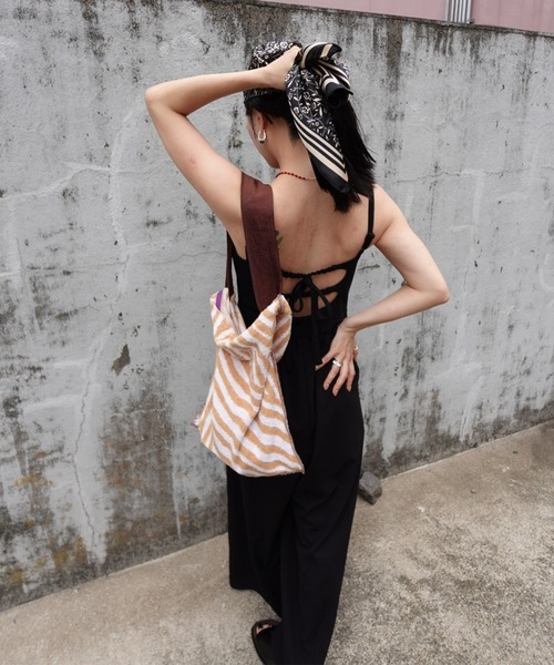 サロペット・オーバーオール・オールインワン MEDI SWEET BACK STYLE CUP ROMPERS Ameri（アメリ） オールインワン MEDI SWEET BACK STYLE CUP ROMPERS