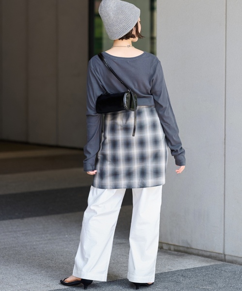 「JOURNAL STANDARD relume」 カーゴパンツ 38 ホワイト レディース_画像5