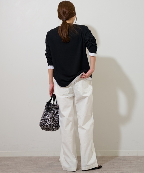 「JOURNAL STANDARD relume」 カーゴパンツ 38 ホワイト レディース_画像9