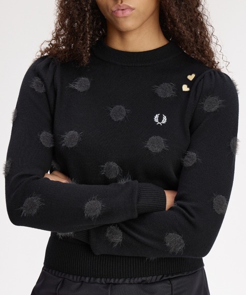 FRED PERRY（フレッドペリー） ニット セーター Amy Winehouse Polka