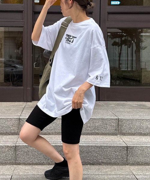 「CANAL JEAN」 「twelve12」半袖Tシャツ X-LARGE ホワイト レディース_画像2