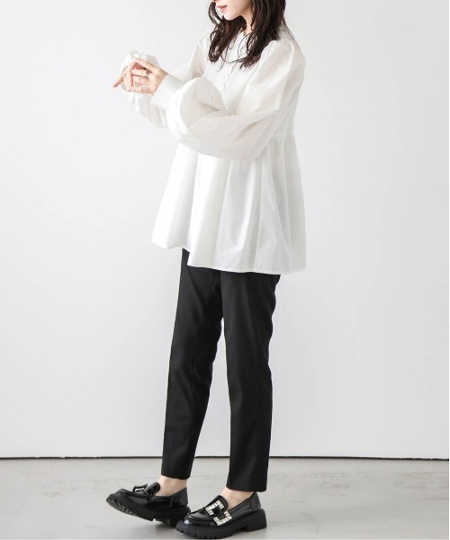 「SUGAR BISKET」 長袖ブラウス フリー ホワイト レディース_画像5