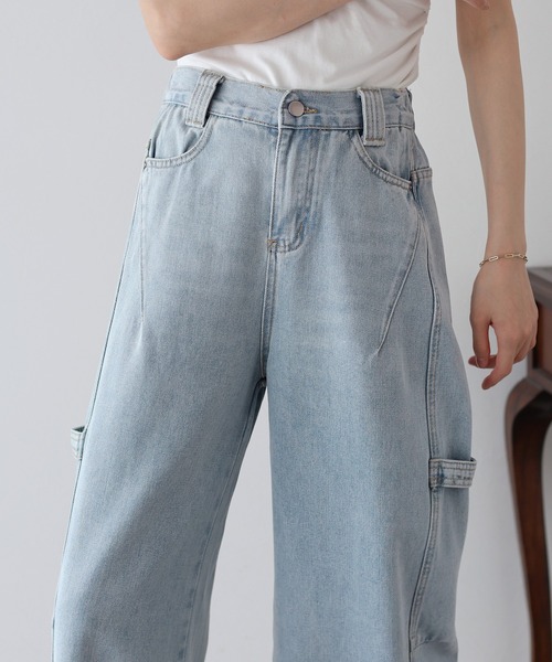 「BLUEEAST」 デニムパンツ LARGE ブルー レディース_画像4