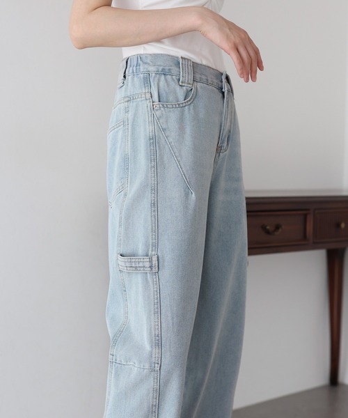 「BLUEEAST」 デニムパンツ LARGE ブルー レディース_画像5
