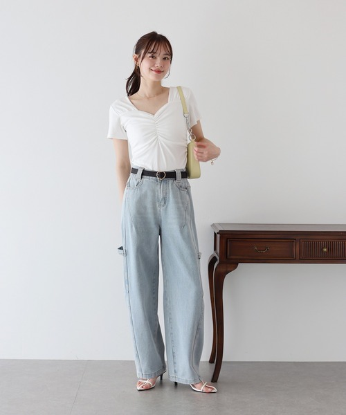「BLUEEAST」 デニムパンツ LARGE ブルー レディース_画像8