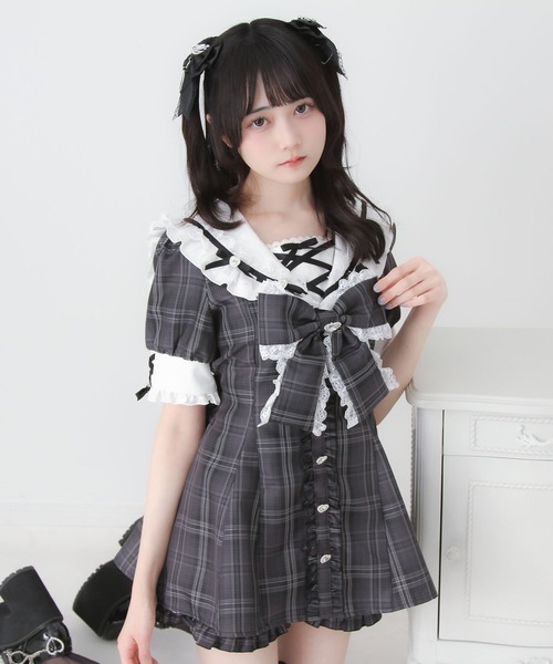「DearMyLove」 セットアップ 3L ブラック レディース_画像8