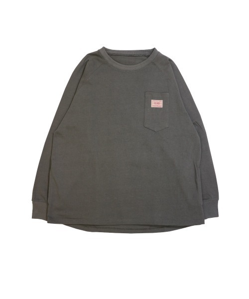 「BIG MIKE」 長袖Tシャツ X-LARGE ホワイト メンズ_画像2