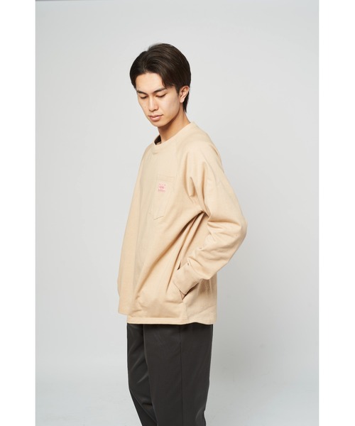 「BIG MIKE」 長袖Tシャツ X-LARGE ホワイト メンズ_画像4