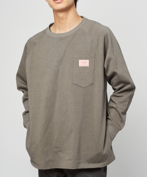 「BIG MIKE」 長袖Tシャツ X-LARGE ホワイト メンズ_画像8