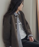 コート アウター ハミルトンウールニットミドル...の詳細画像4
