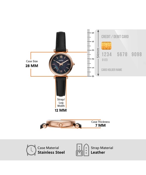 FOSSIL（フォッシル） 腕時計 腕時計 レディース アナログ レザー