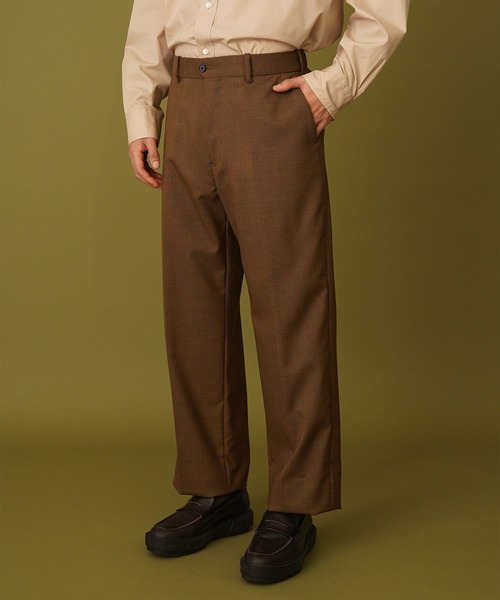 MARKAWAR FLAT FRONT TROUSERS パンツ marka MARKAWARE (マーカウェア) FLAT FRONT TROUSERS / フラット