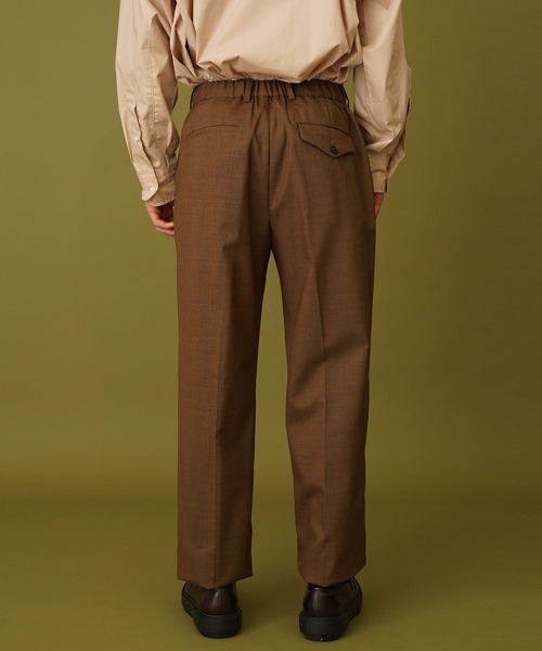 パンツ MARKAWARE 21SS FLAT FRONT TROUSERS 2 MARKAWARE (マーカウェア) FLAT FRONT TROUSERS / フラット