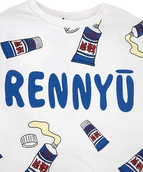 PUNYUS トレーナー スウェット フード総柄スウェット（RENNYU