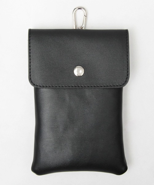 glabella（グラベラ） ショルダーバッグ メタルリング PU 3連ポーチ