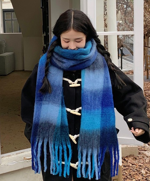 FUJI / Mohair Long Stole / 24AW /マフラー FUJI / Mohair Long Stole / 24AW /マフラー MOHAIR LONG STOLE - FUJI