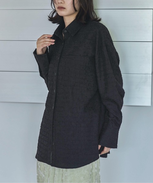 feepur（フェピュール） ブラウス シャツ シアージャガードシャツ