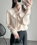 ブラウス シャツ 夏 オフィスでもプライベート...の詳細画像4