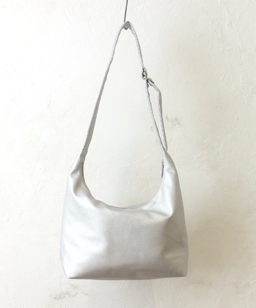 Per sist ence ショルダーバッグ バッグ フェイクレザーソフトラウンド  