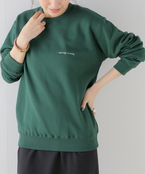 plage（プラージュ） スウェット embroidery sweat shirts(スウェット