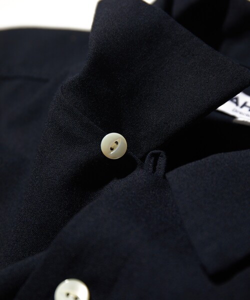 CAHLUMN シャツ CAHLUMN/カウラム Saxony Chain Stitch Open
