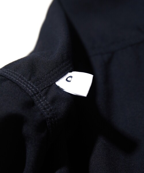 CAHLUMN（カウラム） シャツ Saxony Chain Stitch Open Collar Shirt