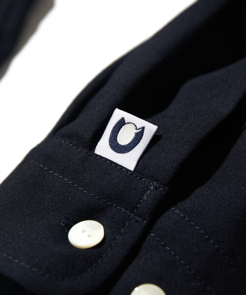 CAHLUMN（カウラム） シャツ Saxony Chain Stitch Open Collar Shirt