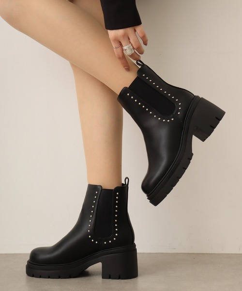 LibertyDoll（リバティードール） ブーツ 厚底 スタッズ サイドゴア