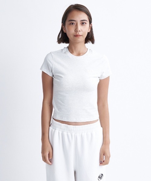 トップス ryo ROXY tシャツ PLANET RING TEE/ロキシー90sライクシルエット