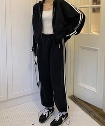 SUGGESTION 5本サイドライン　セットアップ サイズ : L SUGGESTION 5本サイドライン セットアップ サイズ : L（無地