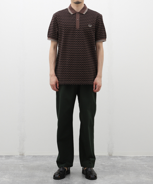 ポロシャツ メンズ FRED PERRY (フレッド ペリー) ABSTRACT GRAPHIC  POLO SHIRT M7791｜zozo｜03