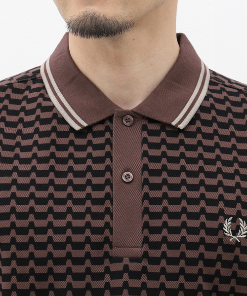 ポロシャツ メンズ FRED PERRY (フレッド ペリー) ABSTRACT GRAPHIC  POLO SHIRT M7791｜zozo｜07