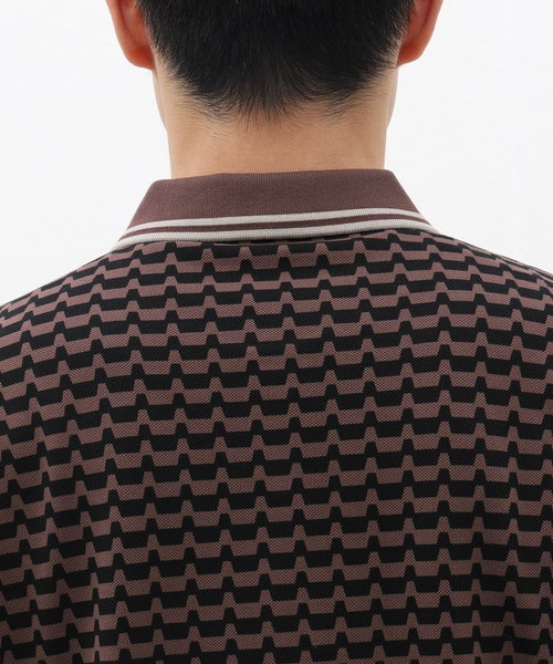 FRED PERRY ポロシャツ (フレッド ペリー) ABSTRACT GRAPHIC